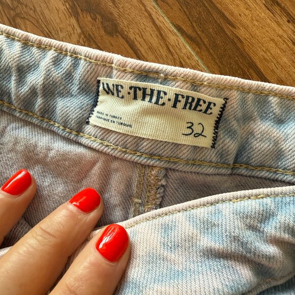 Free People We The Free Gallivanting Peekaboo Skort Low Rise Pastel Pink 32 - Picture 4 of 5